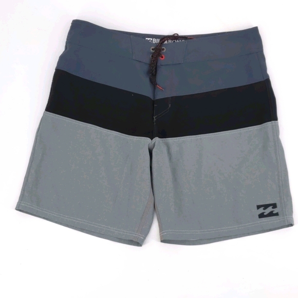 Billabong Gray Board Shorts Swim Trunks Men's 36
